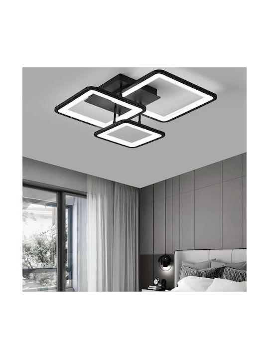 Alista Home Ceiling Light Black with Integrated LED and Remote Control