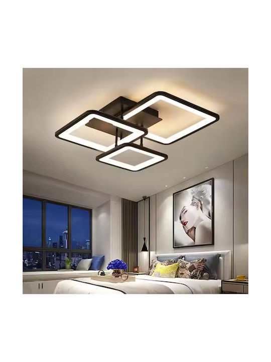 Alista Home Ceiling Light Black with Integrated LED and Remote Control