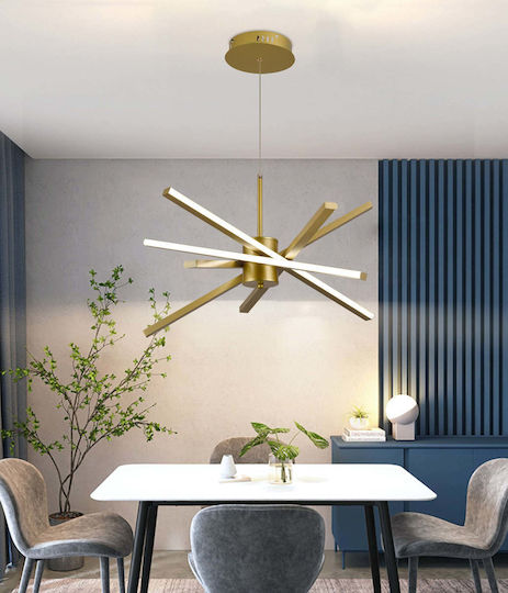 Alista Home Ceiling Light Gold with Integrated LED and Remote Control