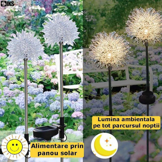 Σετ 2 Ηλιακά Φωτιστικά Φανάρια με Θερμό Λευκό Φως IP65