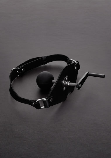 Triune Killer Mouth Gag Knebel in Schwarz Farbe