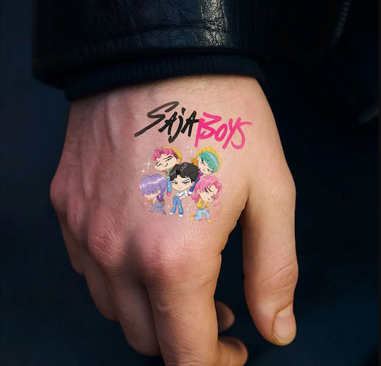 Kpop Dämonenjäger Tätowierungen Aufkleber Cr5226