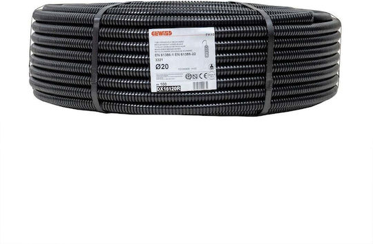 Tub Flexibil Copex Cu Sârmă De Tracțiune Diametru 20mm Gewiss Lungime 100m Dx15120r