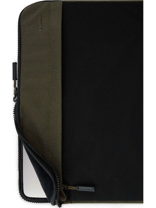 Pipetto Expand Sleeve Dark Green Macbook Pro 14/air 13.6