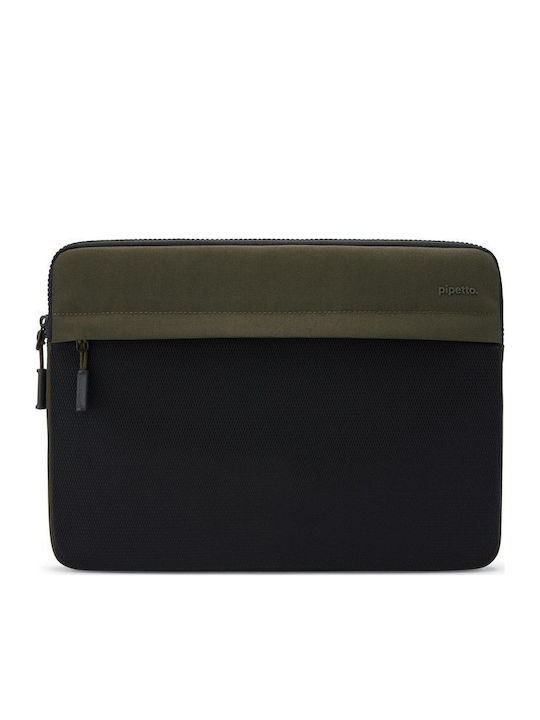 Pipetto Expand Sleeve Dark Green Macbook Pro 14/air 13.6