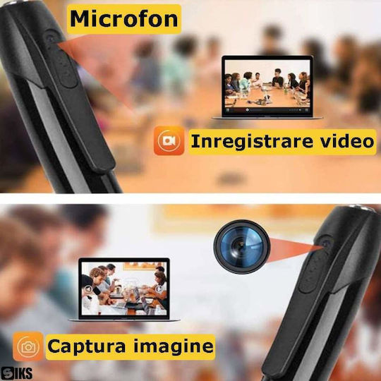 Κρυφή Κάμερα Στυλό 4MP με Υποδοχή για Κάρτα Μνήμης