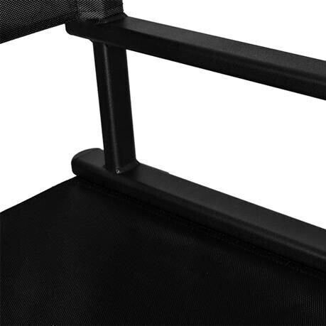 Zola Scaun Pliabil Pentru Machiaj Cu Suport Pentru Cap Și Picioare Capacitate De 140 Kg Cadru Din Aluminiu Material Oxford 600d 54 X 57 X 148-154 Cm Negru