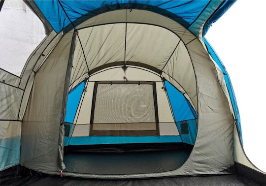 OZtrail Tasman Dome 10P Cort De Camping De Vară Tip Tunel Cu Dublu Material Pentru 10 Persoane 565x240x195cm