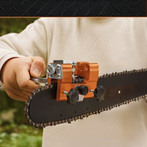 Manual Chainsaw Chain Sharpener Zola 4 Stone Blades Included 10 X 5.5 X 6.5 Cm