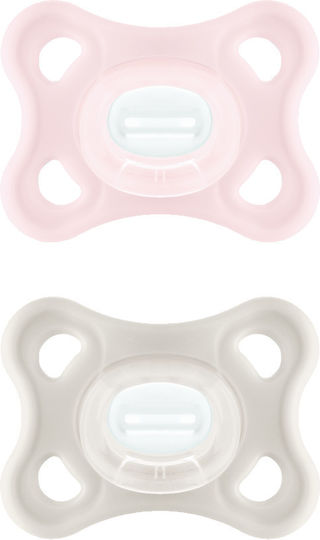 Mam Comfort Ортодонтски Биберони Силикон Розов за 3+ месеци 2бр