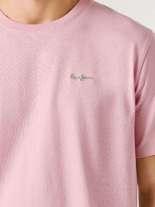 Connor' T-shirt Washed Pink