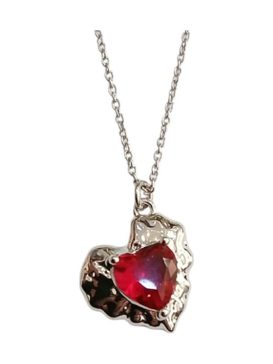Kalliopi Silver Necklace Made of Steel