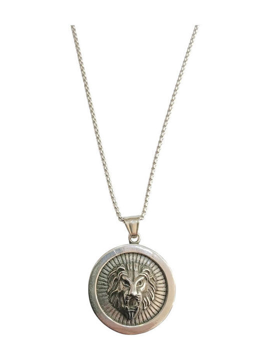 Kalliopi Silver Necklace Made of Steel