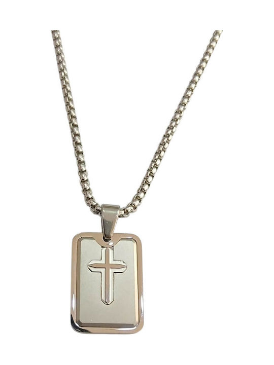 Kalliopi Silver Κολιέ από Ατσάλι Kalliopi Silver Κολιέ από Ατσάλι