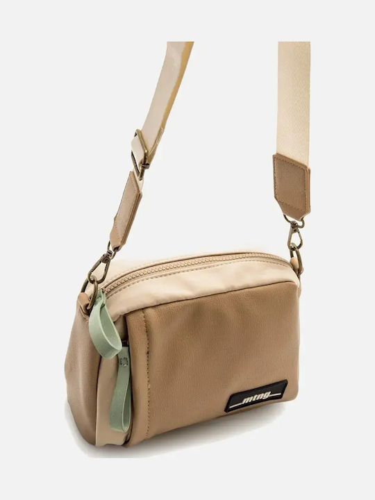 Fabric Women's Crossbody Bag Beige
