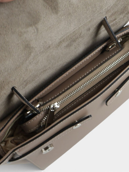 Damentasche Aus Leder Handtasche Silber