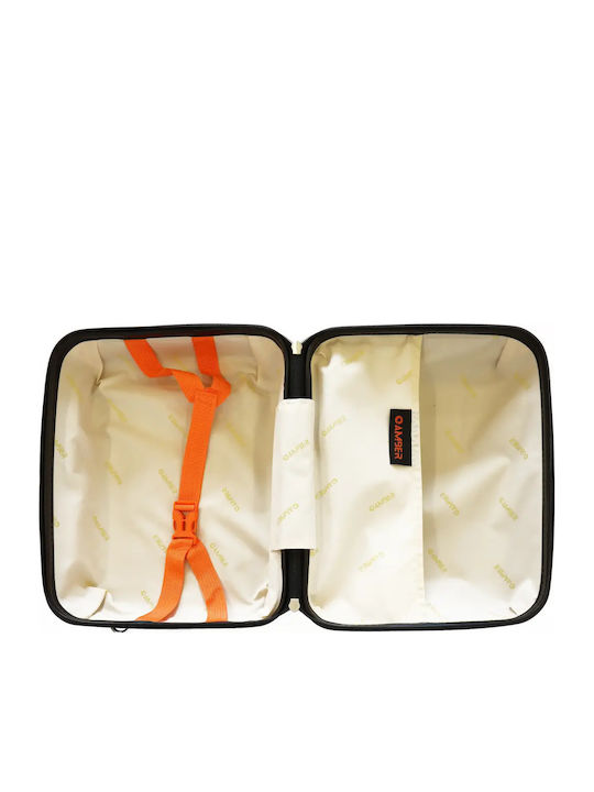 Amber Hard Black Travel Suitcases with 4 Wheels Set of 2 Pieces