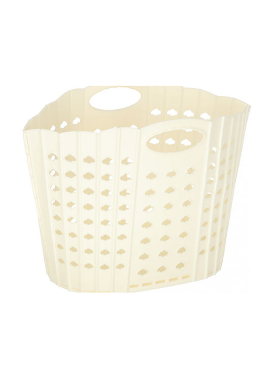 ikonka Καλάθι Απλύτων Πλαστικό Πτυσσόμενο 42x24x29cm Μπεζ ikonka Καλάθι Απλύτων Πλαστικό Πτυσσόμενο 42x24x29cm Μπεζ
