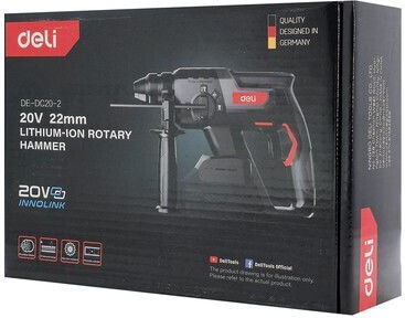 Deli Rotary Hammer Excavator Battery Brushless 20V Solo with SDS Plus Socket DE-DC20-2