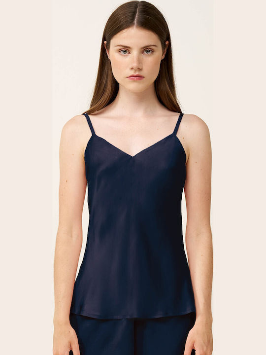 Vamp Sommer Damen Schlafanzug Bluse Ecru