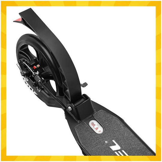 Kruzzel Kids Scooter Foldable 2-Wheel for 10+ Years Black