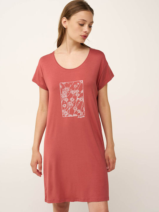 Vamp Vamp Damen-Schlafanzug Sommer Pink Cedar