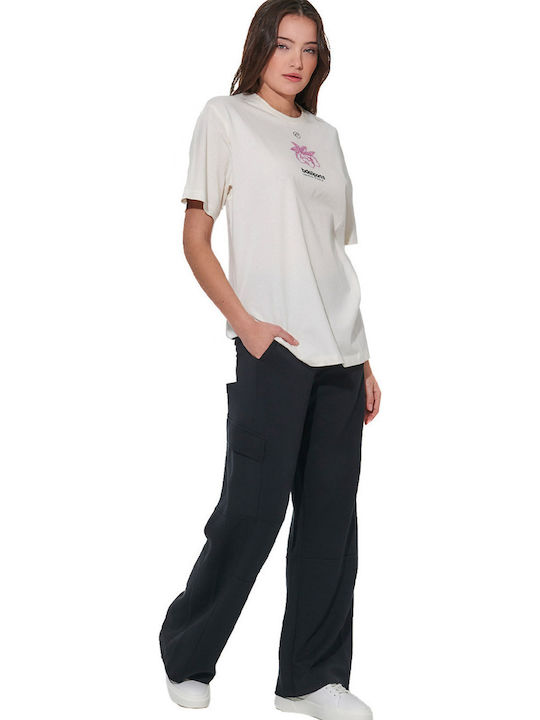 Damen T-shirt Weiß