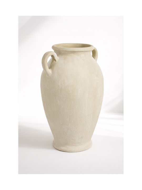 Kaemingk Διακοσμητικό Βάζο Κεραμικό Πορτοκαλί 28x28xΥ37cm