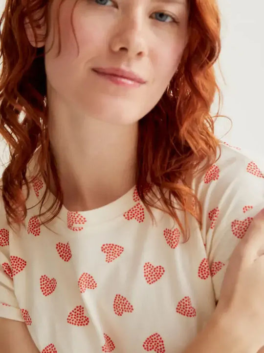 Γυναικείο T-shirt Ladybug Red