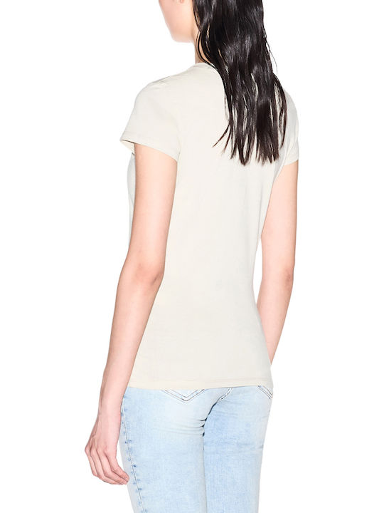Armani Exchange T-Shirt Μπεζ