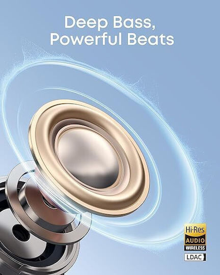 Soundcore by Anker C50i Open Ear Bluetooth Handsfree Ακουστικά με Αντοχή στον Ιδρώτα και Θήκη Φόρτισης Μαύρα