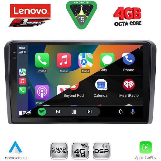 Lenovo Car Audio System for Ford Transit Custom / Tourneo Custom 2019 (Bluetooth/USB/WiFi/GPS/Apple CarPlay/Android Auto) with 10" Touch Screen