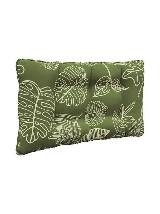 vidaXL Garden Chair Cushions with Backrest Green 2 Pieces 68.5x80cm
