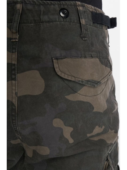 Trousers Cargo in Slim Fit Dark Camo
