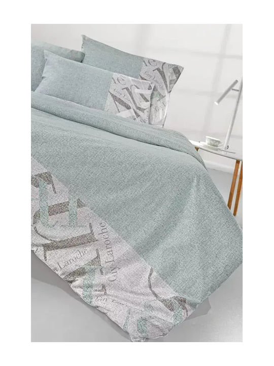 Guy Laroche Passport Bettlaken Set für Einzelbett 170x200cm Grün (3 Stück)