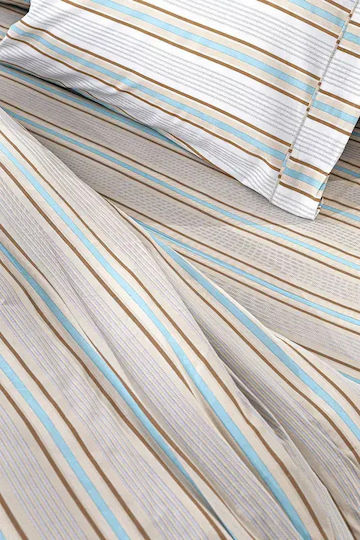 Guy Laroche Pinstripe Комплект Чаршафи Юношески 240x265см 4 Части
