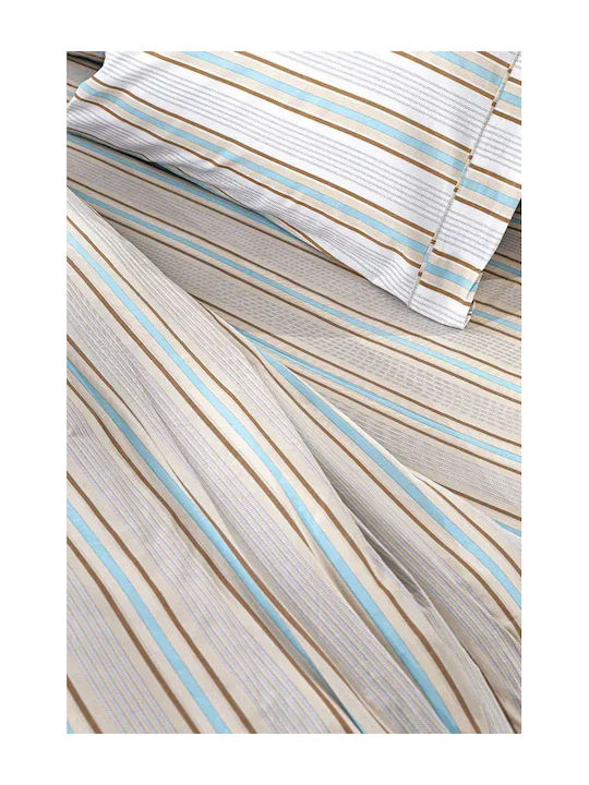 Guy Laroche Pinstripe Bettlaken King Size 270x265cm 4 Stück