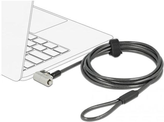 Κλειδαριά Laptop Navilock Security Cable 3 Locking Heads