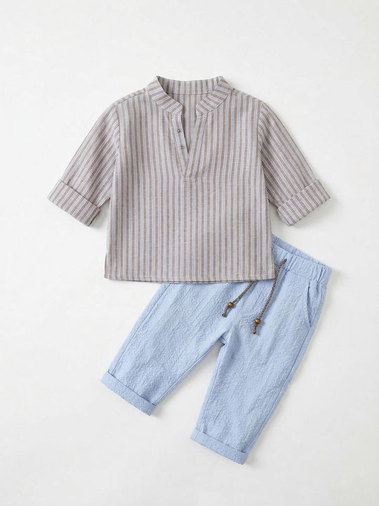 Kids Set with Pants Summer 2 Pieces Light Blue 100000AG1000450