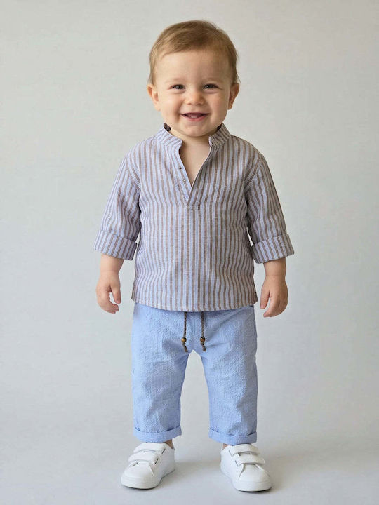 Kids Set with Pants Summer 2 Pieces Light Blue 100000AG1000450