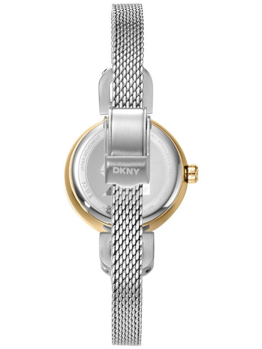 DKNY Womens Watch Battery with Silver Metal Bracelet