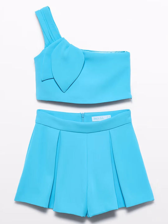 Kids Set with Shorts Summer 2pcs Turquoise