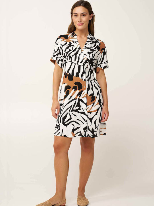 Sommer Mini Slip Dress Schwarz