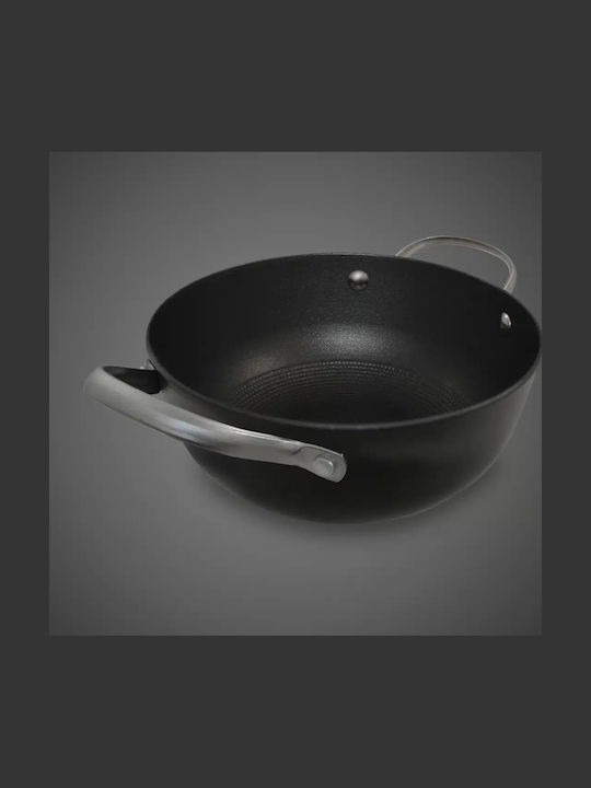 Tigaie din Fontă cu Capac cu Acoperire Antiaderentă 20cm