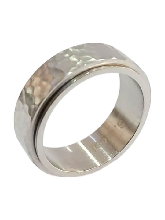 Kalliopi Silver Herren Stahlring