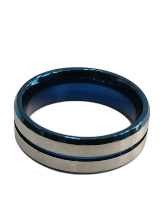 Kalliopi Silver Herren Stahlring