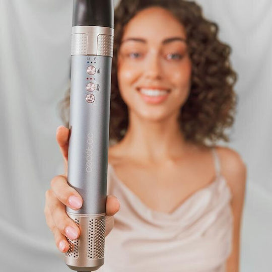 Cecotec Ceramiccare 2 In 1 Airglam Hair Dryer Curler Silver 45 Mm