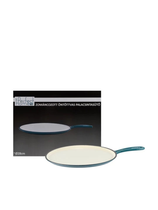 Perfect Home Τηγάνι για Pancakes από Μαντέμι με Εμαγιέ Επίστρωση 28cm