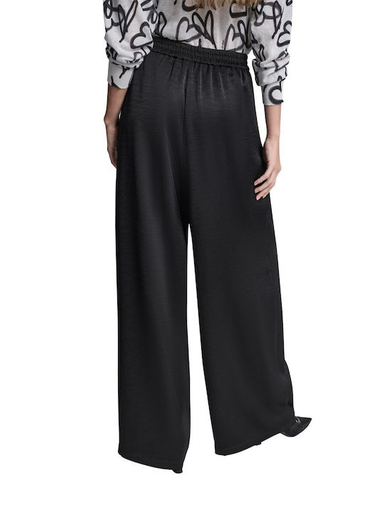 Women's Fabric Trousers Blk