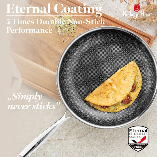 Berlinger Haus Eternal Collection Pan Made of Stainless Steel with Non-Stick Coating 30cm